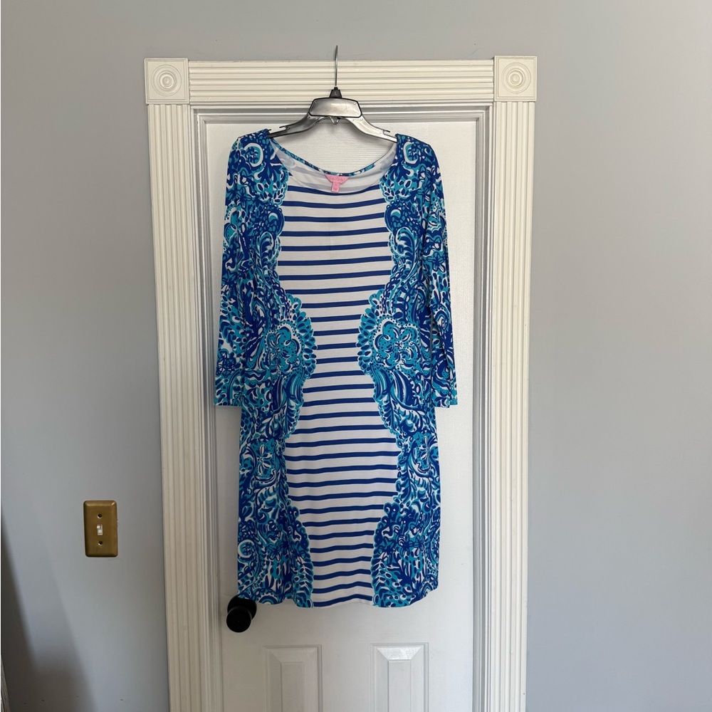 NWT Lilly Pulitzer Nila Dress in Brilliant Blue Moon Jellies
